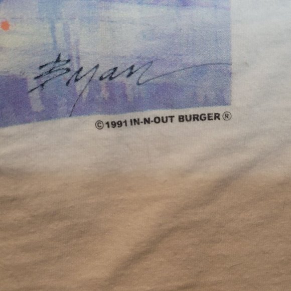 In N Out Throw Back 1991 Long Sleeve Shirt Retro Repro Adult Size Small - Picture 3 of 7